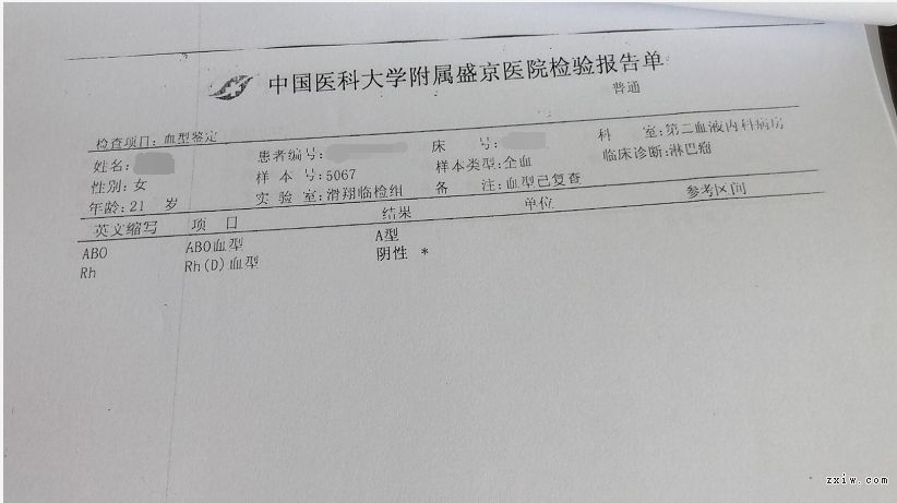 血型  